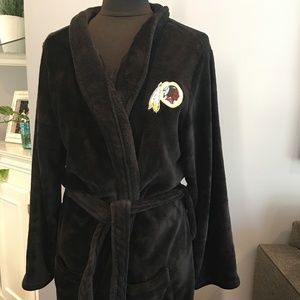 Redskins Black Supersoft Robe